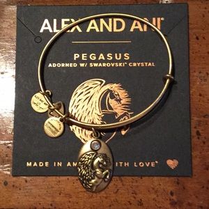 Alex and Ani Pegasus gold bracelet